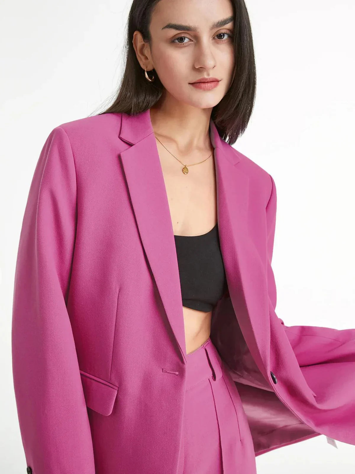 Blazer & Pants Matching Suit - LA FEMME WANDERER