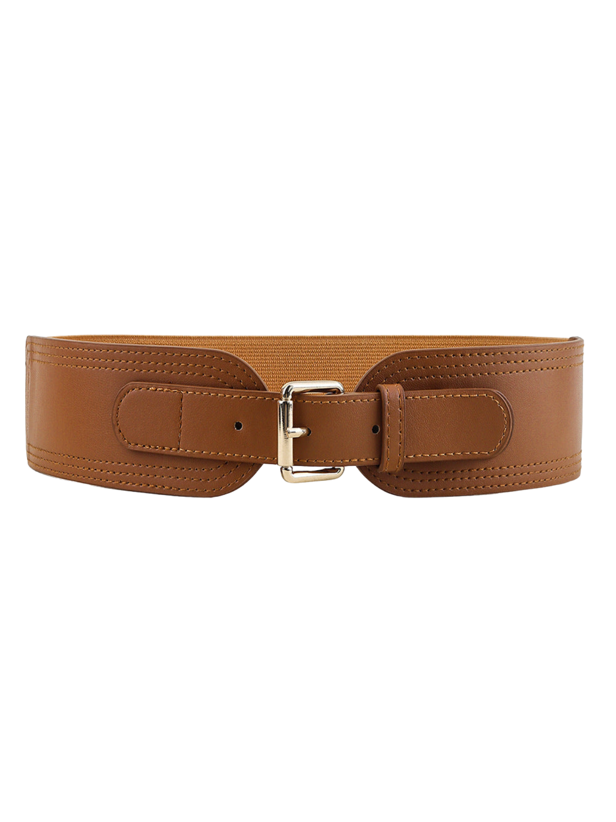 Faux Leather Buckle Corset Belt - LA FEMME WANDERER
