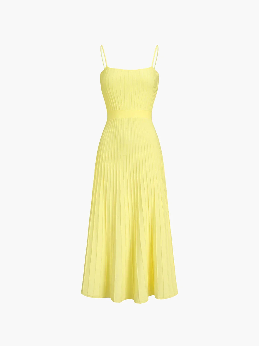 Tube-top High Waist Sling Pleated Dress - LA FEMME WANDERER
