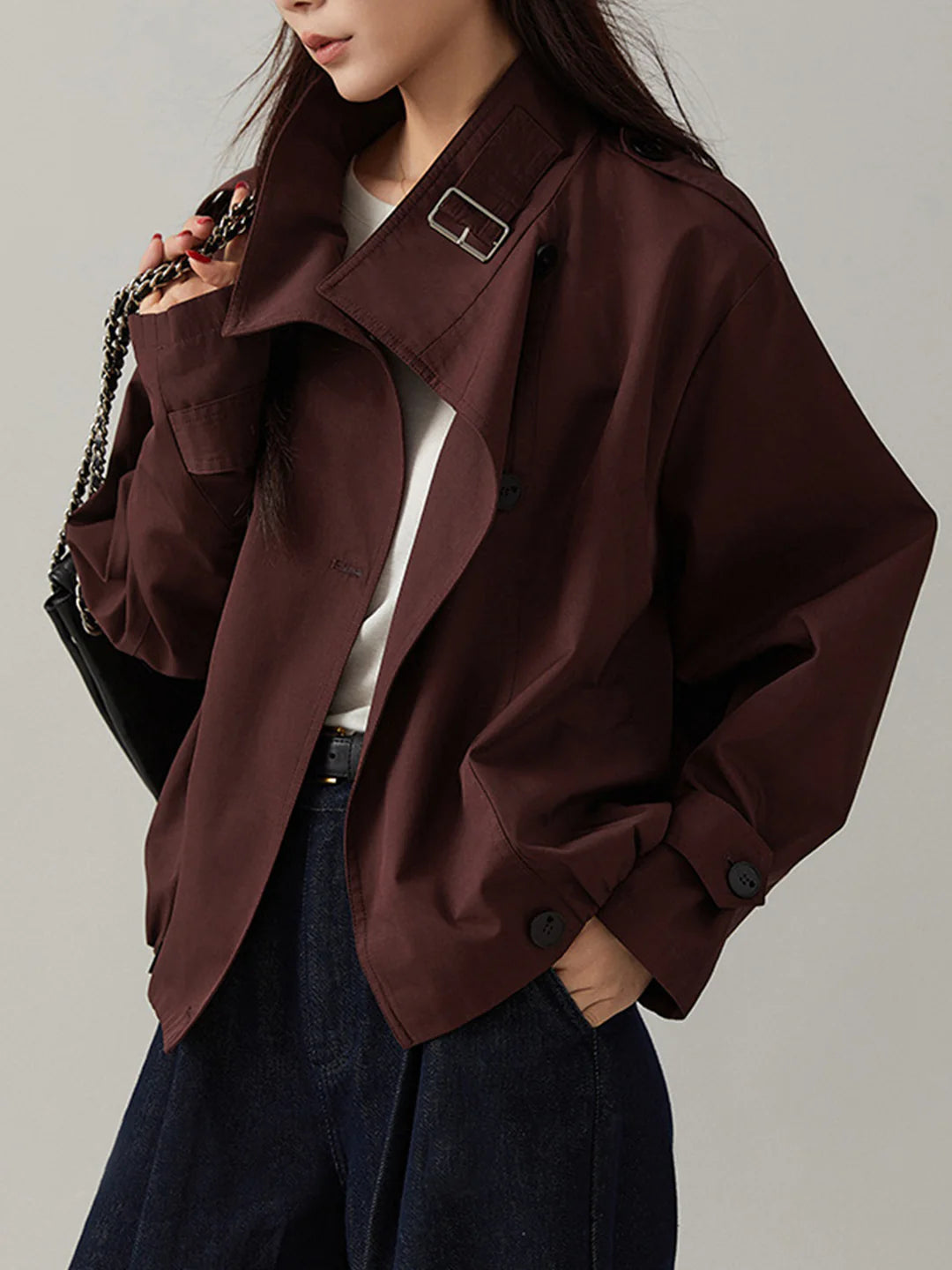 Easy Matching Vintage Loose Trench Coat - LA FEMME WANDERER