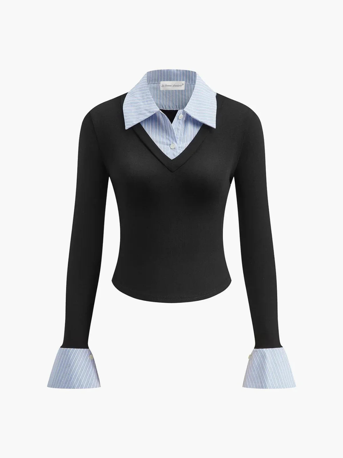 Women's Long-sleeved Sweater Shirt All-matching - LA FEMME WANDERER