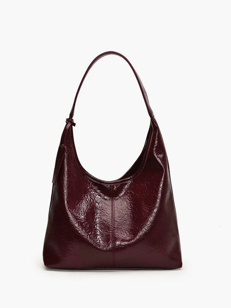 Torba typu hobo z zapięciem na guzik Leisure