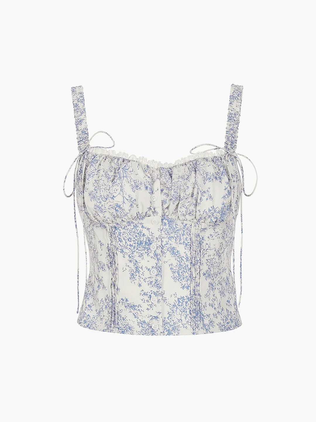 Floral Printed Cami Top - LA FEMME WANDERER