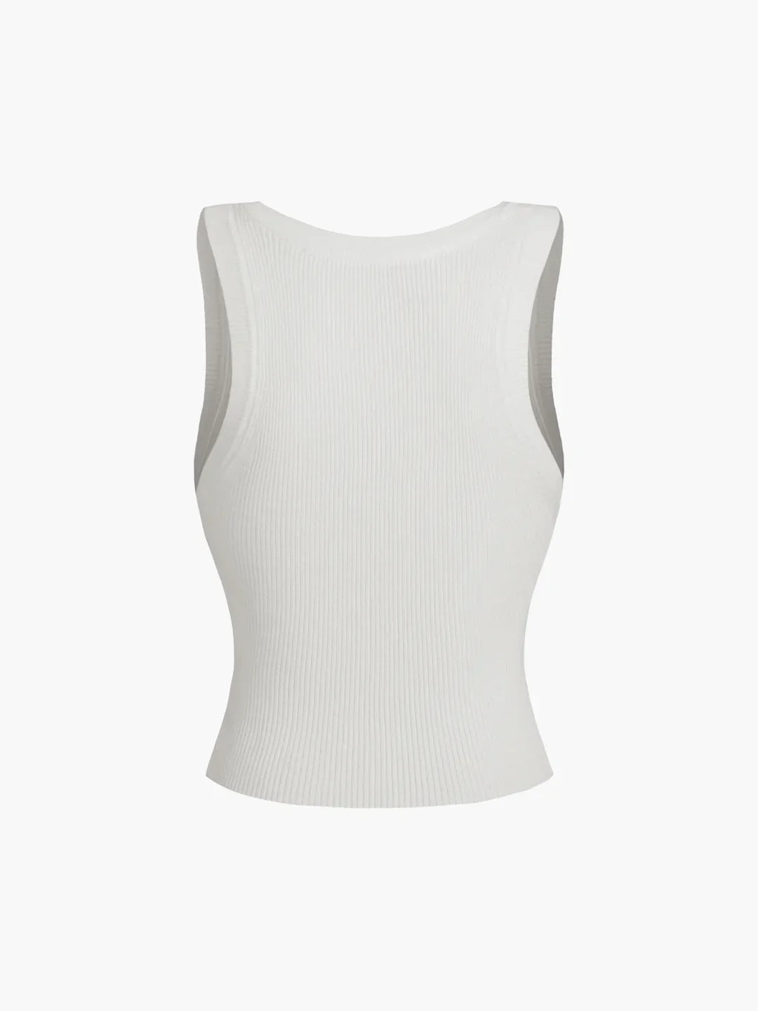 Solid Ribbed Sweater Top - LA FEMME WANDERER