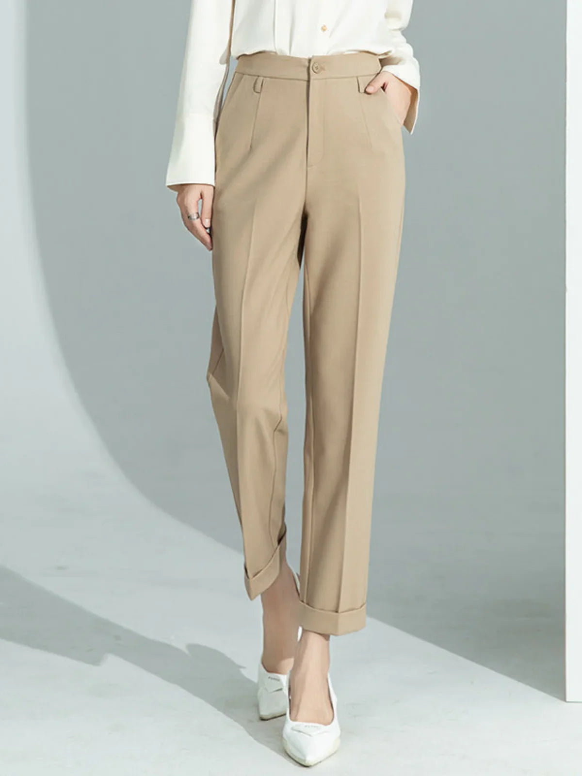 Casual Loose Work Pants - LA FEMME WANDERER