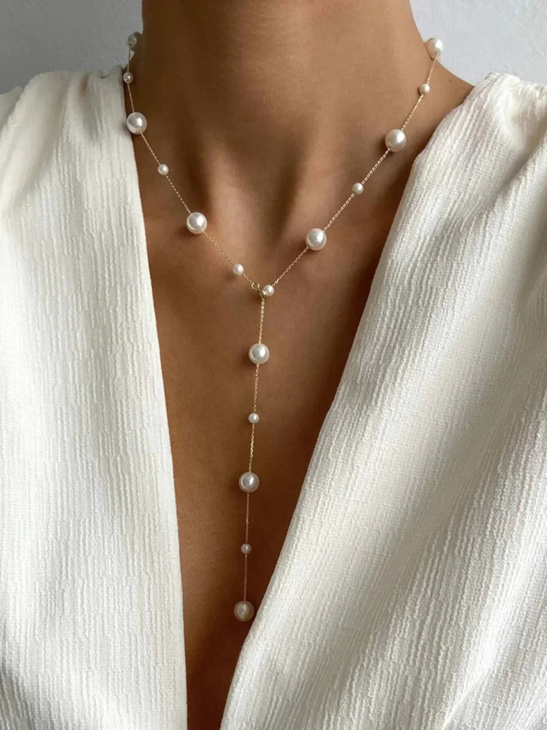 Luna Cascade Y-Necklace - LA FEMME WANDERER
