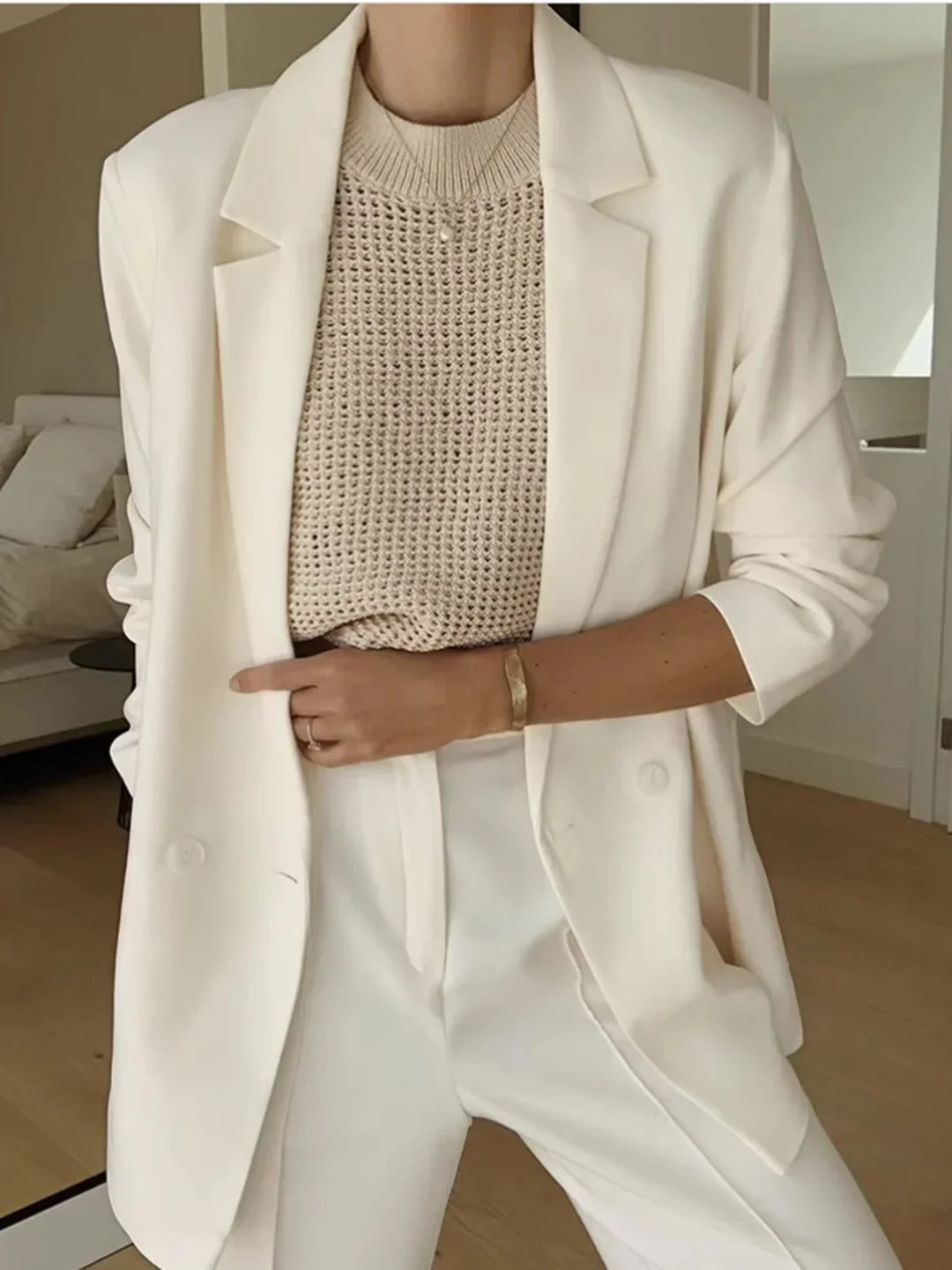 All-match Solid Knit Tank Top - LA FEMME WANDERER