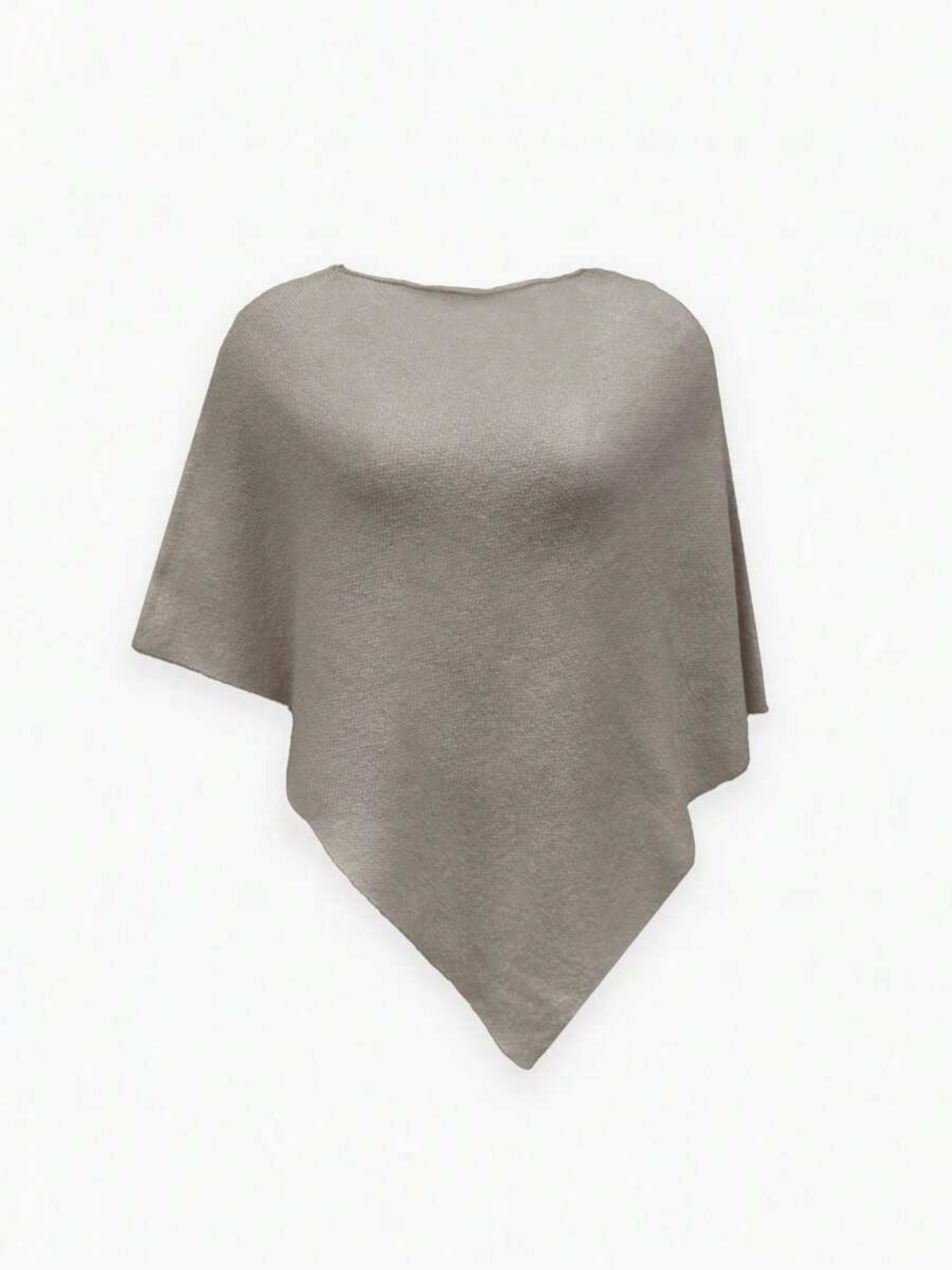 Minimalistyczny sweter poncho