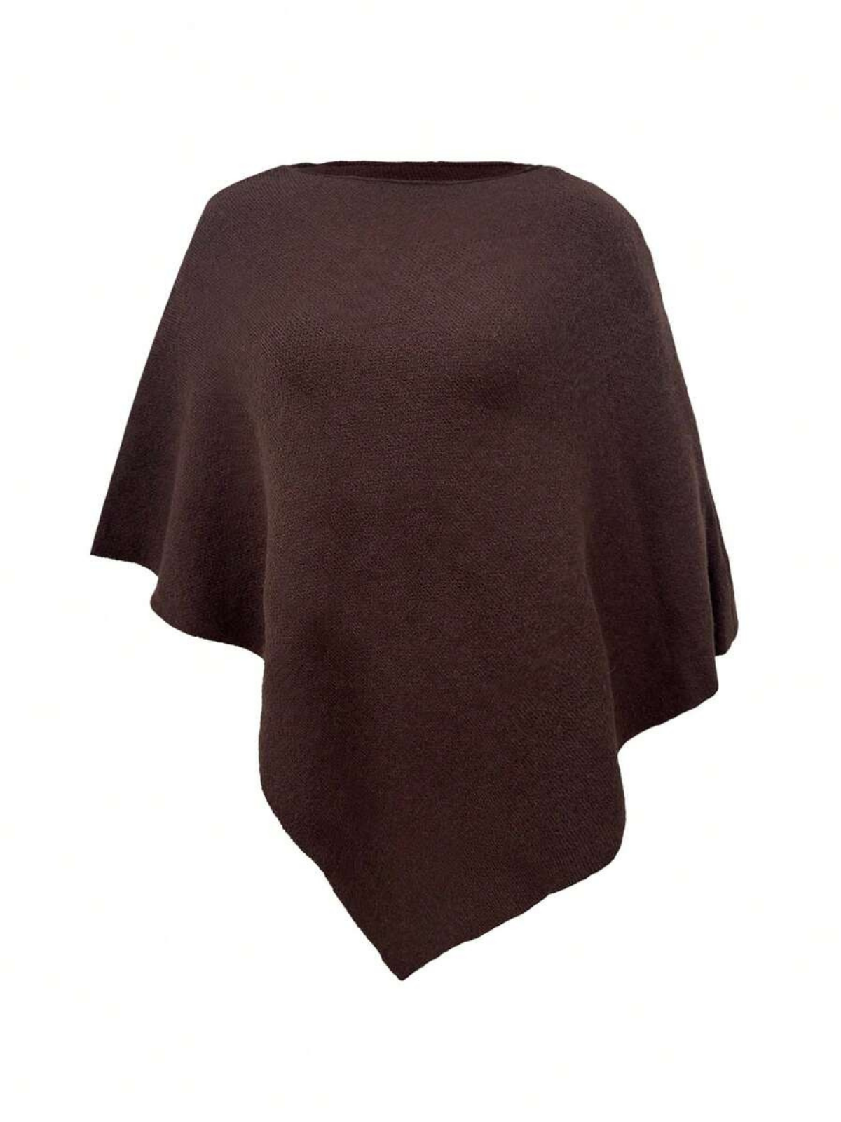 Minimalistyczny sweter poncho