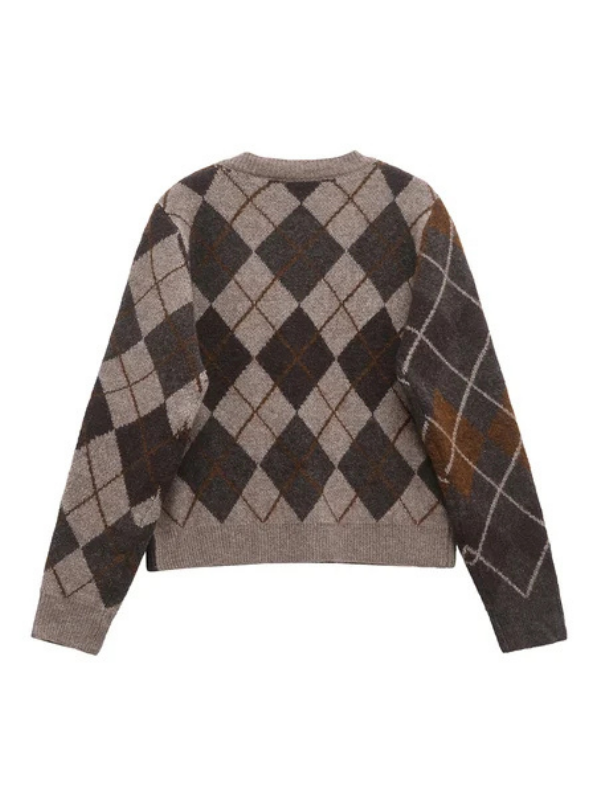 Diamond Pattern Knit Cardigan