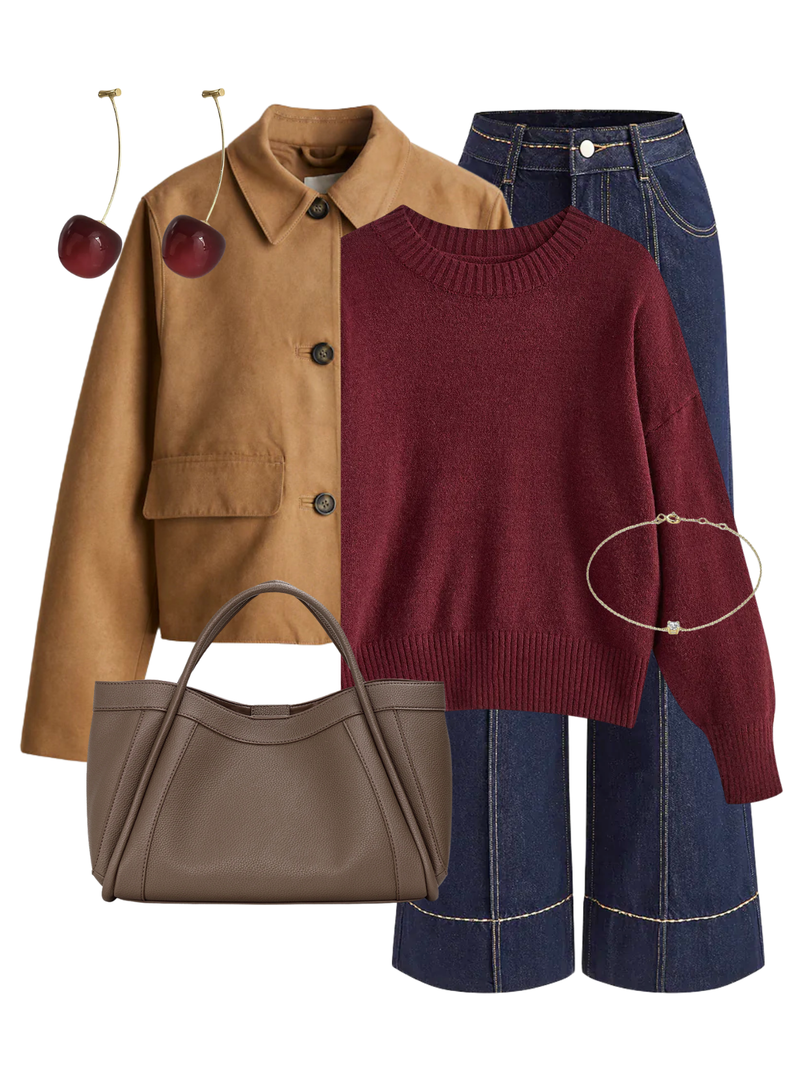 Burgundy Look - 1