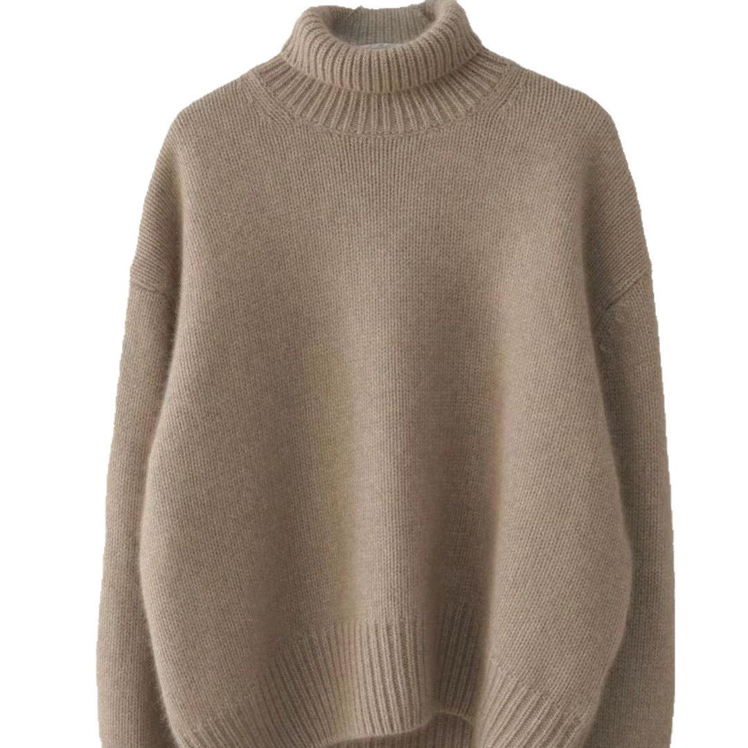 Highneck Knit Pullover