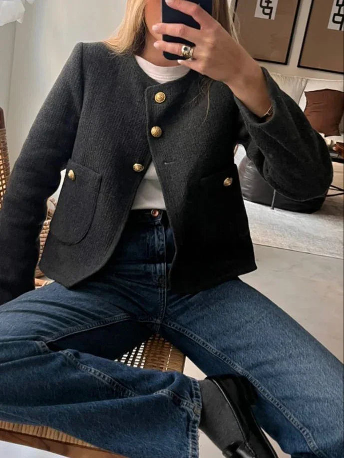 Oldmoney Aesthetics Tweed Blazer