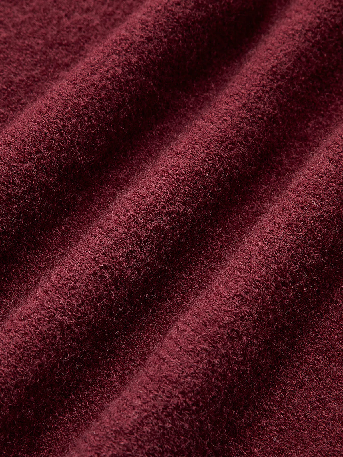 Plain Jersey Burgundy Sweater - LA FEMME WANDERER