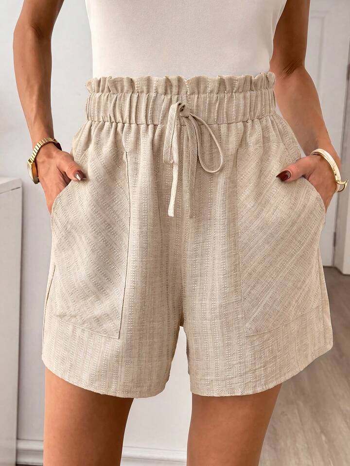 High Waist Drawstring Shorts – Effortless Summer Wardrobe Essential