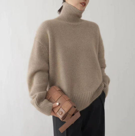 Highneck Knit Pullover